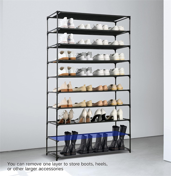 Shoe rack with cover
